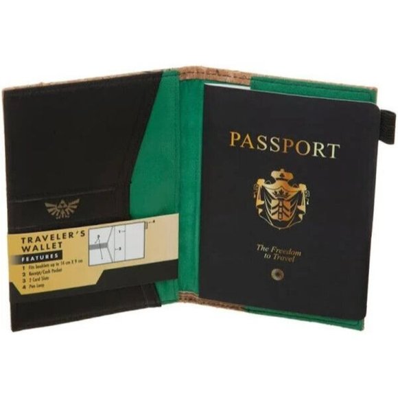 The Legend of Zelda Link Character Themed Passport Wallet - Picture 3 of 3
